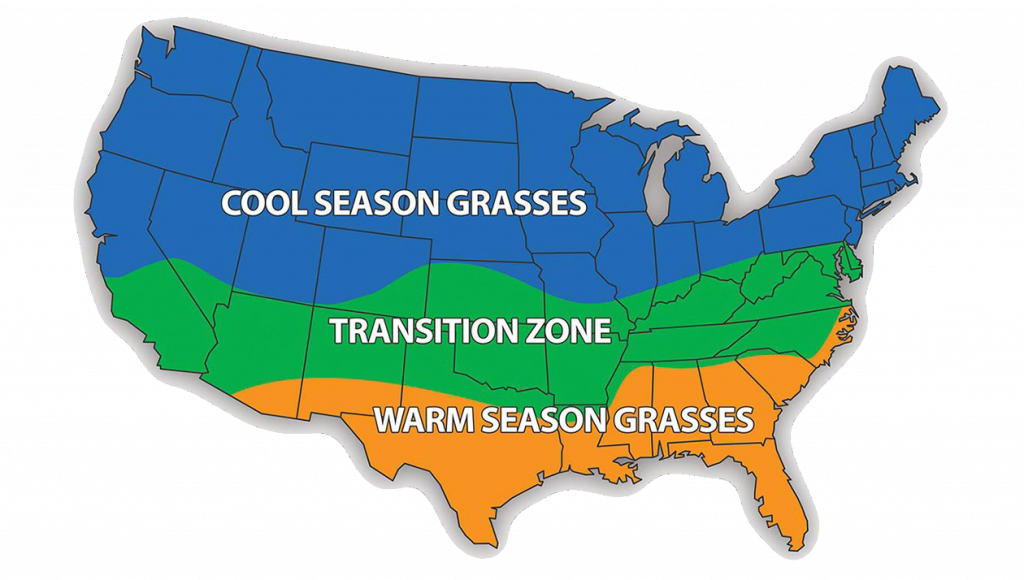 This guide is intended for cool season grasses. North Carolina is the bottom of the estimated zone.